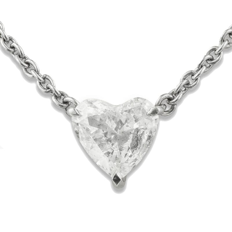 A Single Stone Diamond Pendant