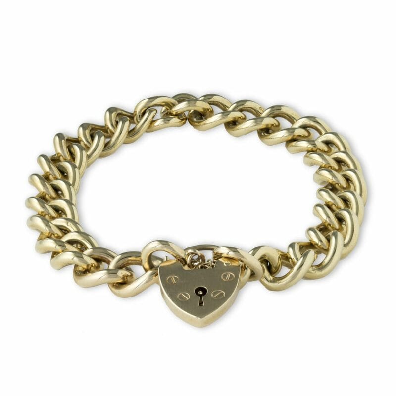 A 9ct Yellow Gold Curb Link Bracelet