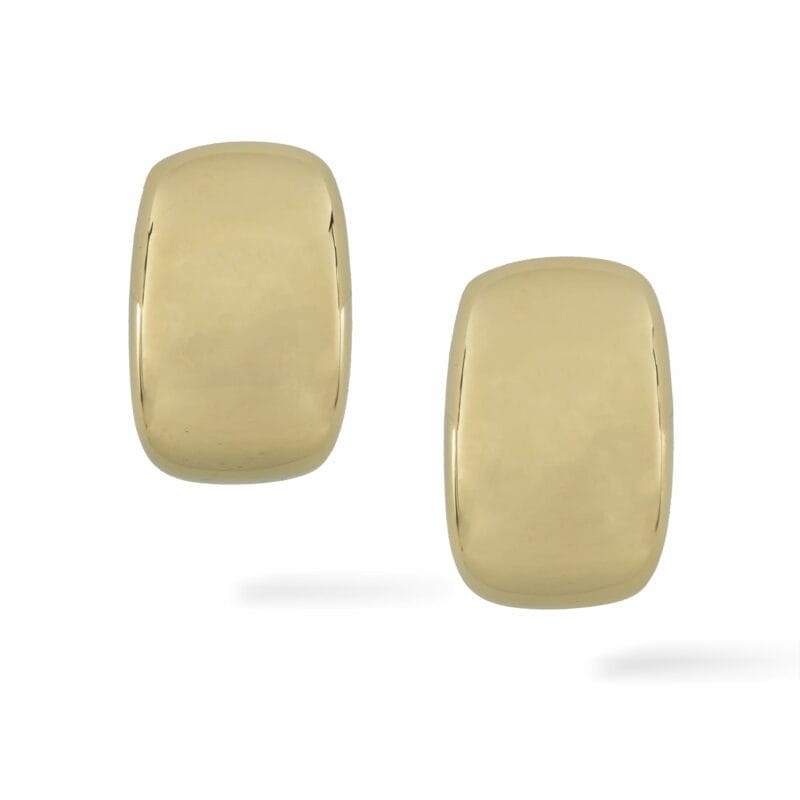 A Pair Of Cartier Gold Earrings