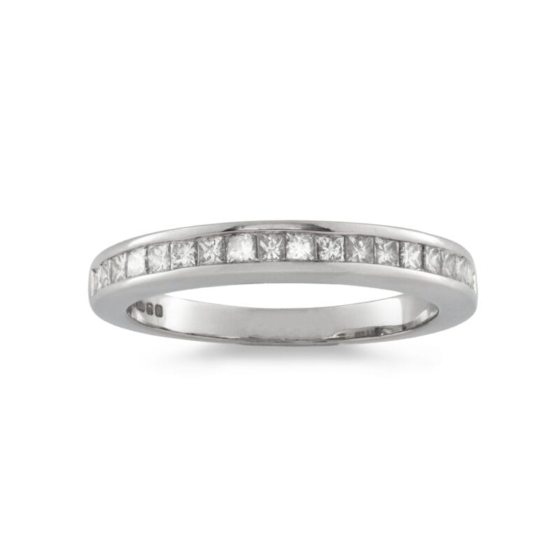 A Half Eternity Diamond Ring