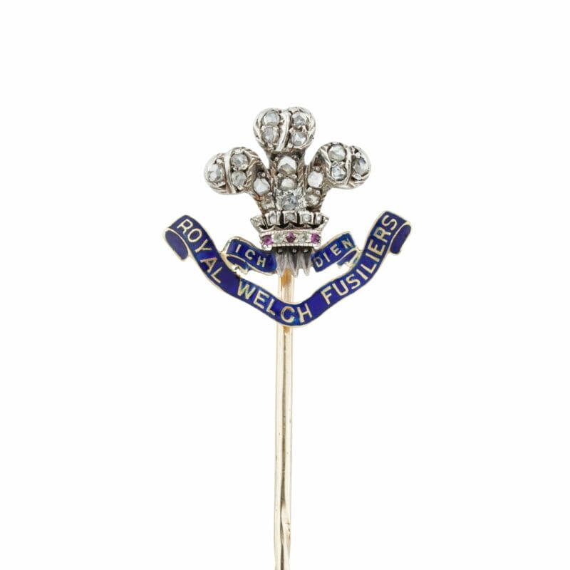A Late Victorian Rroyal Welch Fusiliers Stick Pin