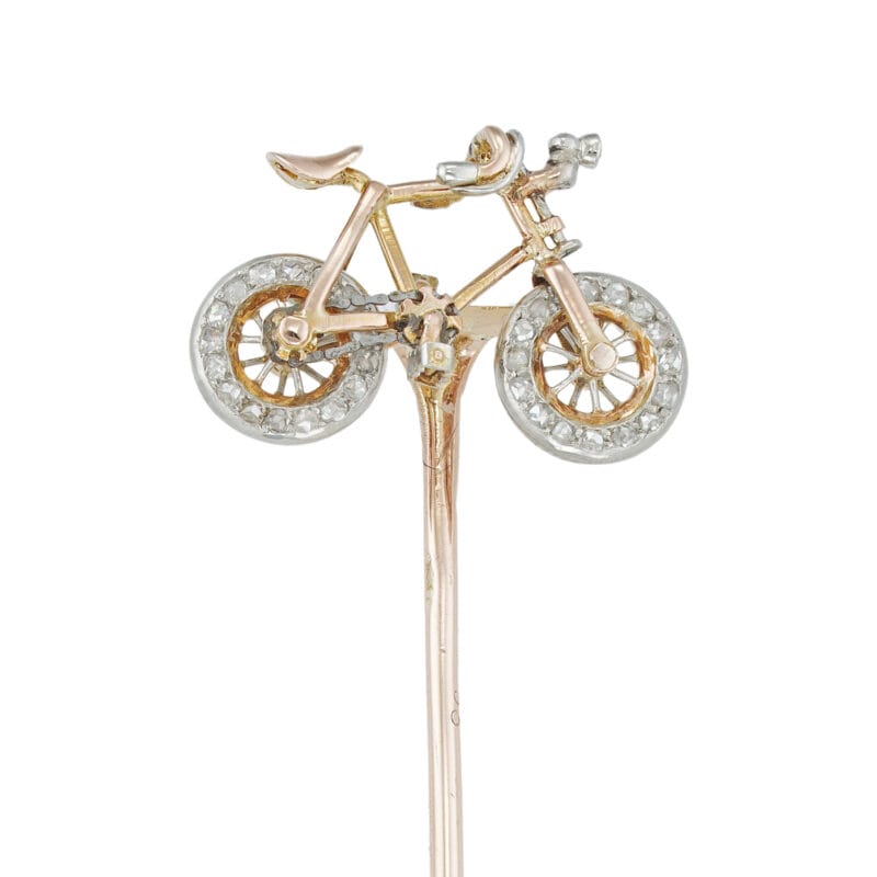 A Belle Epoque Bicycle Stick-pin
