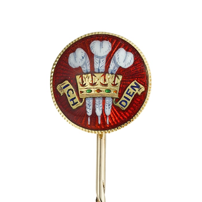 A Late Victorian Prince Of Wales Stick-pin