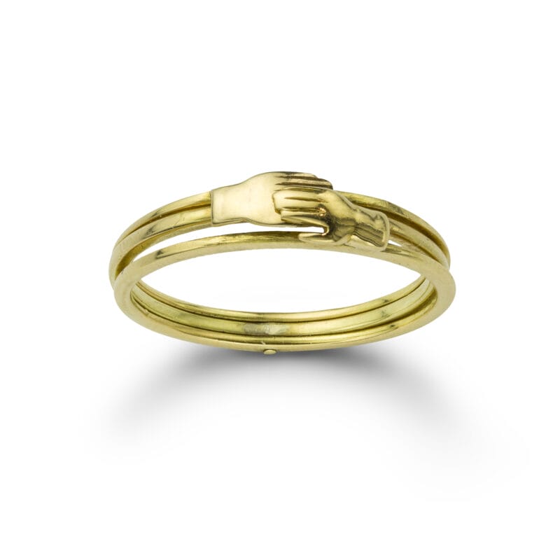 A Georgian Fede & Gimmel Ring