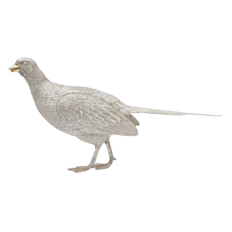 An Elizabeth II Silver Hen Pheasant