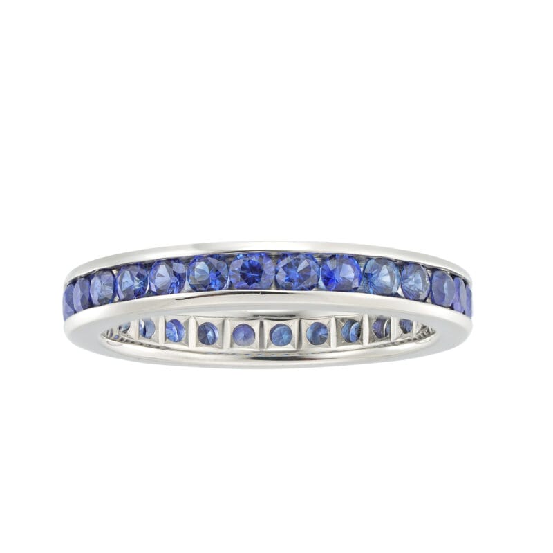 A Tiffany sapphire full eternity ring