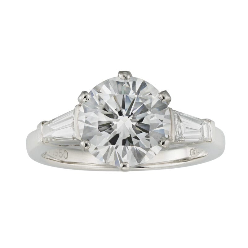 A Single Stone Diamond Ring 2.25 carats
