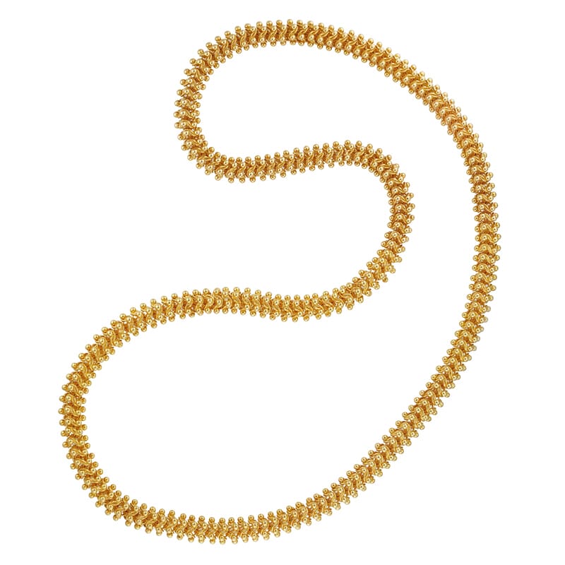 A Sheherezade Necklace by Lucie Heskett Brem