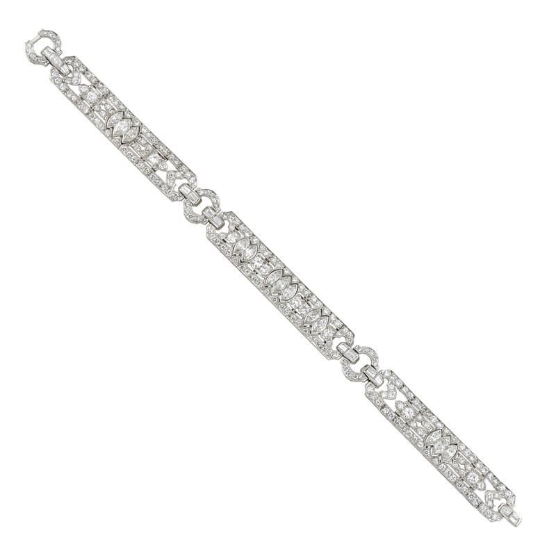 A Belle Epoque Sapphire And Diamond Bracelet – Bentley & Skinner