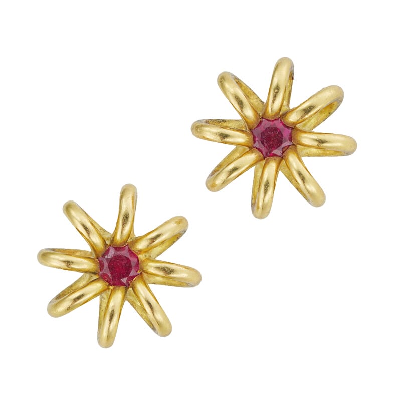 A Pair Of Darcey Bussell Flower Earrings